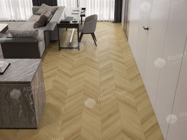 Ламинат Alpine Floor Chevron Art Дуб Пиренеи LF109-03